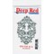 Deep Red Stamps Iron Fleur de lis Rubber Cling Stamp 2.1 x 3 inches